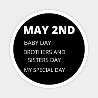 May 2nd holidays Magnet